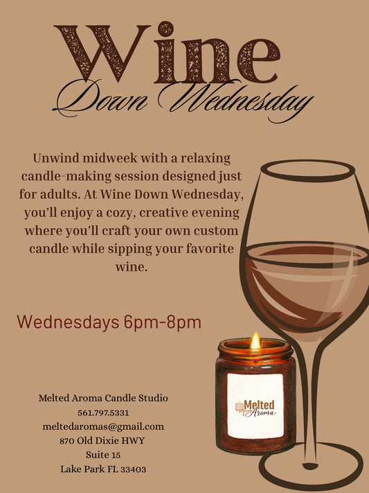 Wine Down Wednesday Candle Class